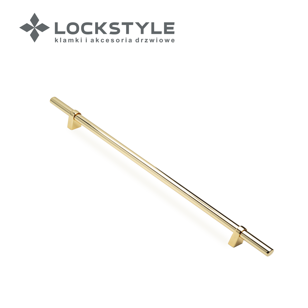Ручка мебельная CEBI A1260 384 мм SMOOTH (гладкая) цвет PC35 матовое золото