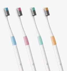 Набор зубных щеток Xiaomi Doctor B Bass Method Toothbrush 4шт B0182
