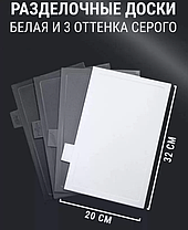 Набор пластиковых разделочных досок, фото 2