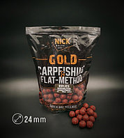 Бойлы прикормочные NICK BAITS Клубника 1кг. 24мм