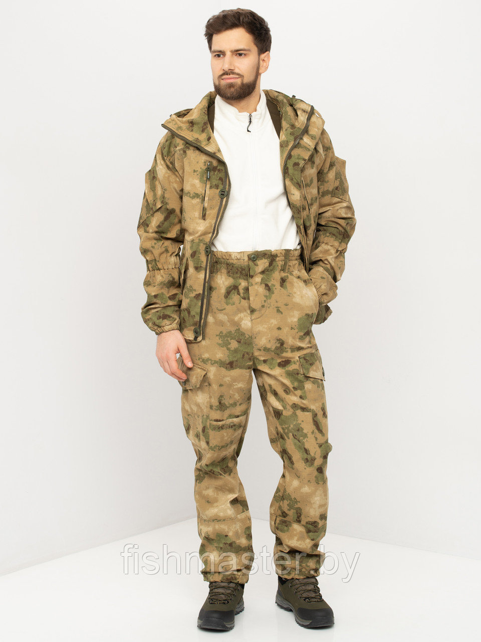 Костюм летний HUNTSMAN Горка-5 цв.Малахит тк.Смесовая Рип-Стоп