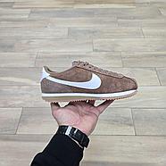 Кроссовки Wmns Nike Classic Cortez Brown White, фото 2