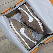 Кроссовки Wmns Nike Classic Cortez Brown White, фото 6