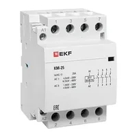 Контактор модульный КМ (3 мод.) 25А 24В 4NО EKF PROxima