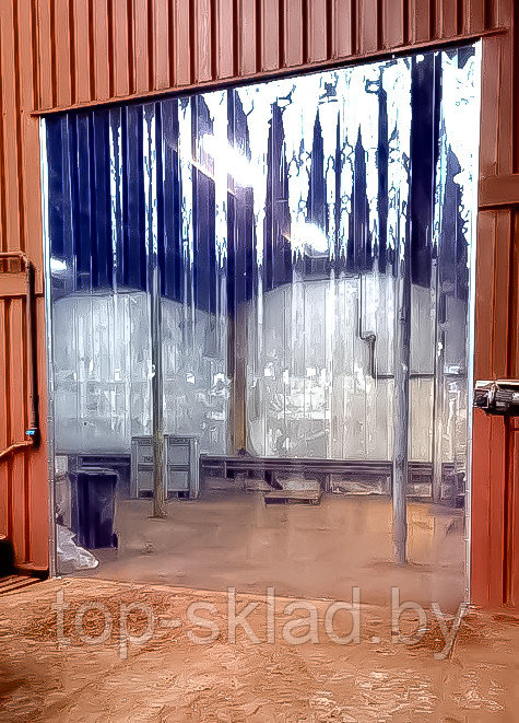 ПВХ штора для склада от холода.