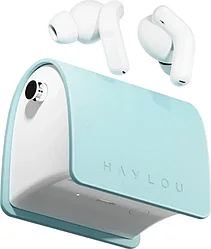 Беспроводные наушники с цепочкой и чехлом Haylou T87 Lady Bag Blue B1940