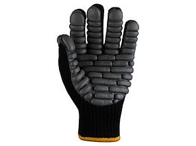 Перчатки виброзащитные трикотажные Vulcan Flex Jeta Safety, фото 3