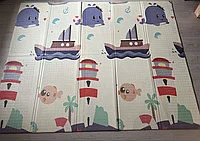 Детский двухсторонний складной термоковрик 150x200x1см Расцветка 2