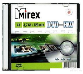 DVD+RW диск Mirex 4.7Gb 4x Mirex slim UL130032A4S