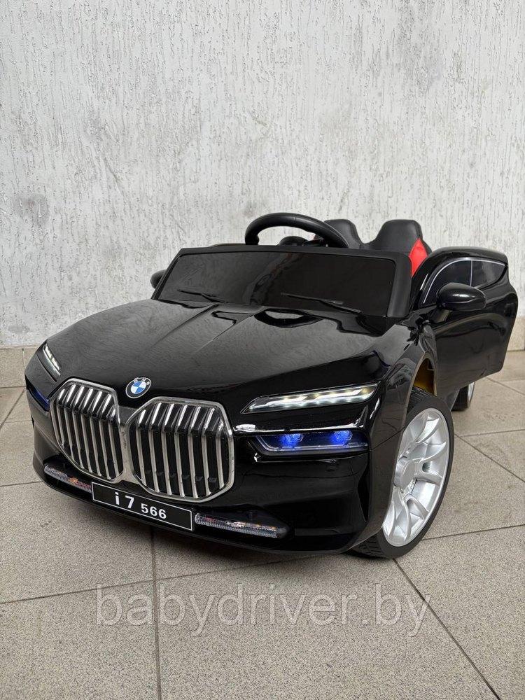 Детский электромобиль Baby Driver B111 (черный глянец) BMW i7 Полноприводный