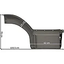 Подножка (левая) Mercedes Atego  815  MP 18T 1998-2004, (13611), фото 2