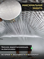Штора для ванной прозрачная с 3D эффектом 180х180 см, фото 3