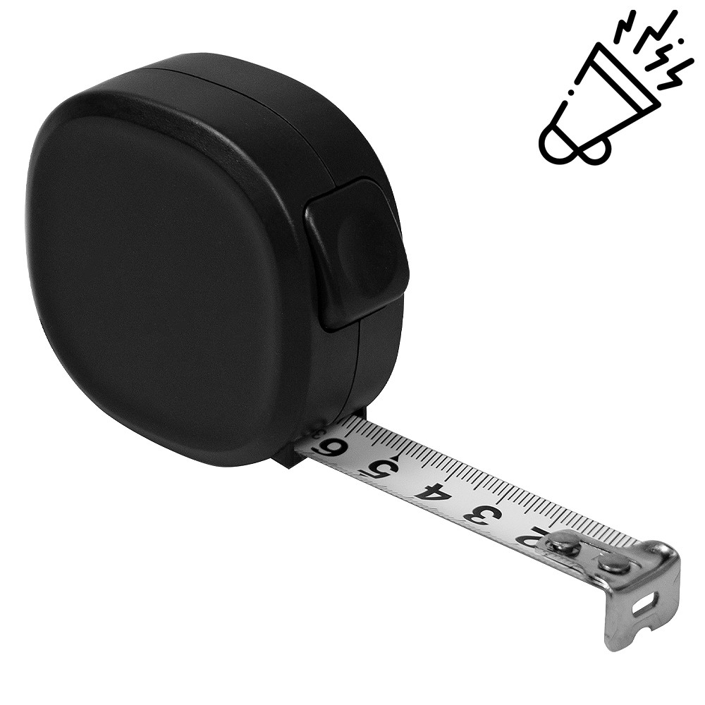 ОПТ Рулетка Tools Trecker 3 метра пластиковая с трещоткой и ремешком