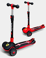 Самокат складной 21 st scooter Ferrari, 1,5-8 лет, широкие колеса