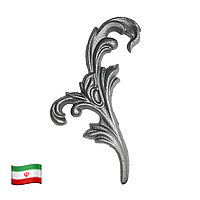 Листок литой (правый) h180х100мм