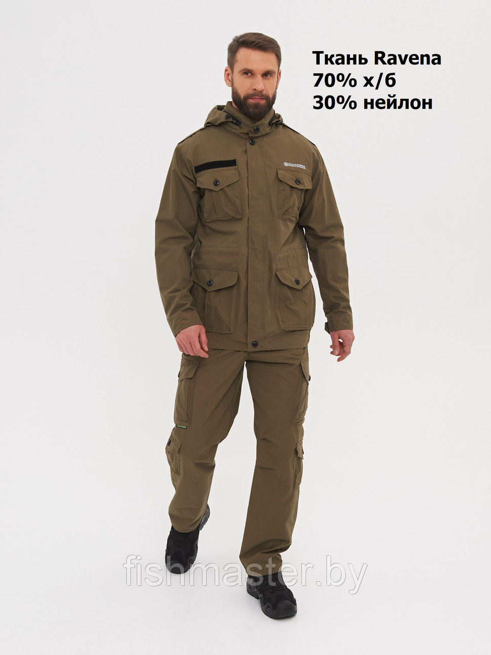 Костюм летний HUNTSMAN Крафт цв.Олива тк.Ravena