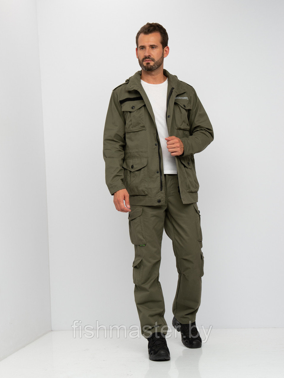 Костюм летний HUNTSMAN Крафт цв.Хаки тк.Cotton