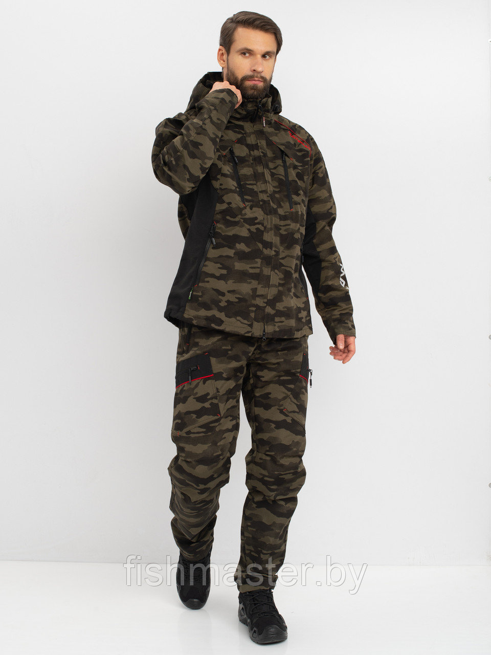 Костюм летний HUNTSMAN Матрица КМФ DJIN тк.Смесовая Рип-Стоп
