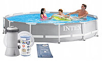 Каркасный бассейн Intex 366 х 76см с фильтр-насосом 2000 л/ч, арт. 26712