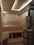 Печь для бани ProMetall Атмосфера L сетка из нержавейки, фото 8