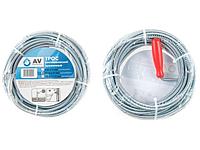 Трос сантехнический пружинный ф 6 мм длина 10 м AV Engineering (Стальной)