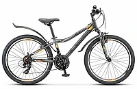Велосипед 24" Stels Navigator 410 V V010 (рама 12) (21-ск.) Антрацитовый/черный, LU095419