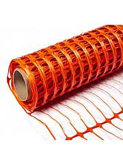 Аварийное ограждение арт. А-95/1/50 яч.: Прямоугольн. 45х95мм Рулон: 1х50м, Оранжевый