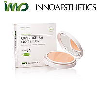 Солнцезащитная крем-пудра Innoaesthetics INNO-DERMA COVER-AGE 3.0 SPF50+ Тон Light светлый