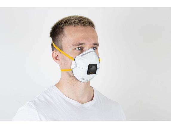 Респиратор JETA SAFETY JM-8632 формов. с клап. FFP3 (до 50 ПДК), фото 2