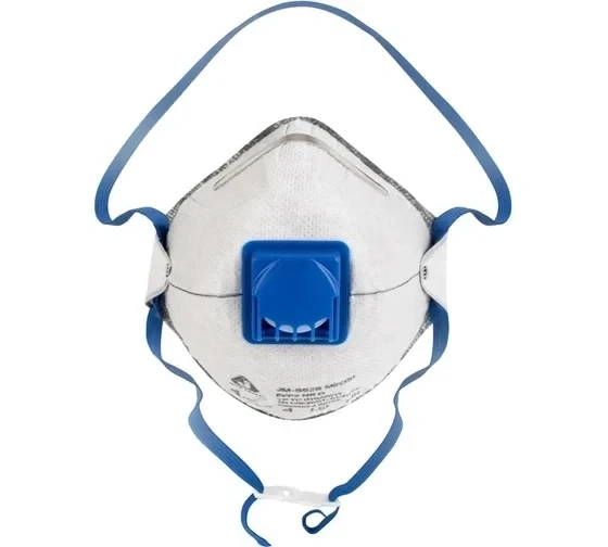 Респиратор JETA SAFETY JM-8628 формов. с клап. FFP2 (до 12 ПДК) с угольным фильтром
