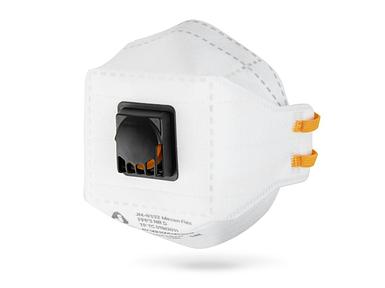 Респиратор JETA SAFETY JM-9332 складн. с клап. FFP3 (до 50 ПДК)(трехпанельный)