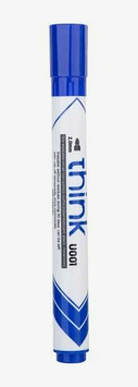 Маркер для доски "Think U001", синий DELI. Цена указана без учета НДС 20 %