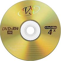 Диск DVD+RW VS, 4.7GB, 4x, в конверте (1 штука)