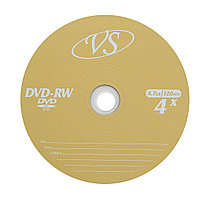 Диск DVD-RW VS, 4.7GB, 4x, в конверте (1 штука)