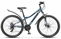 Велосипед 26" Stels Navigator 510 MD V010 (рама 16) Темный/синий/зеленый 2024 (М), X0000001334