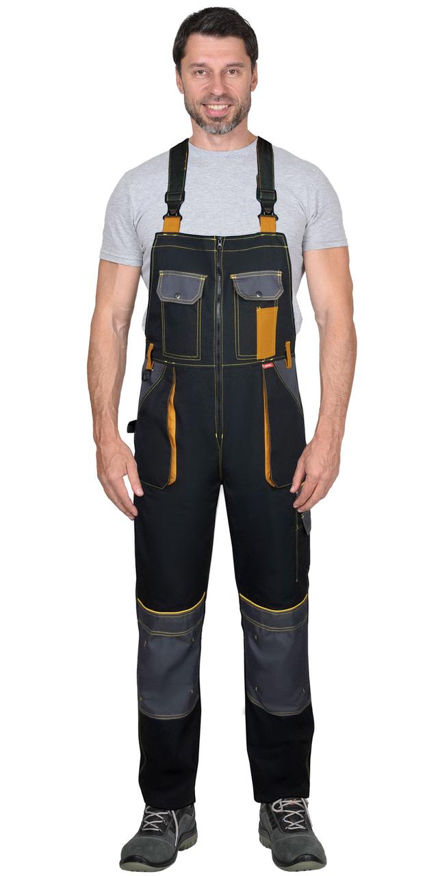 Полукомбинезон СИРИУС-АГАТ черный с темно-серым