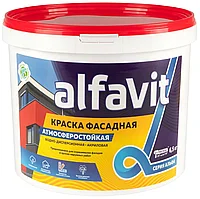 Краска фасадная ALFAVIT акриловая белая