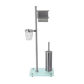 Стойка туалетная на пол черная Wasserkraft K-1264Nickel