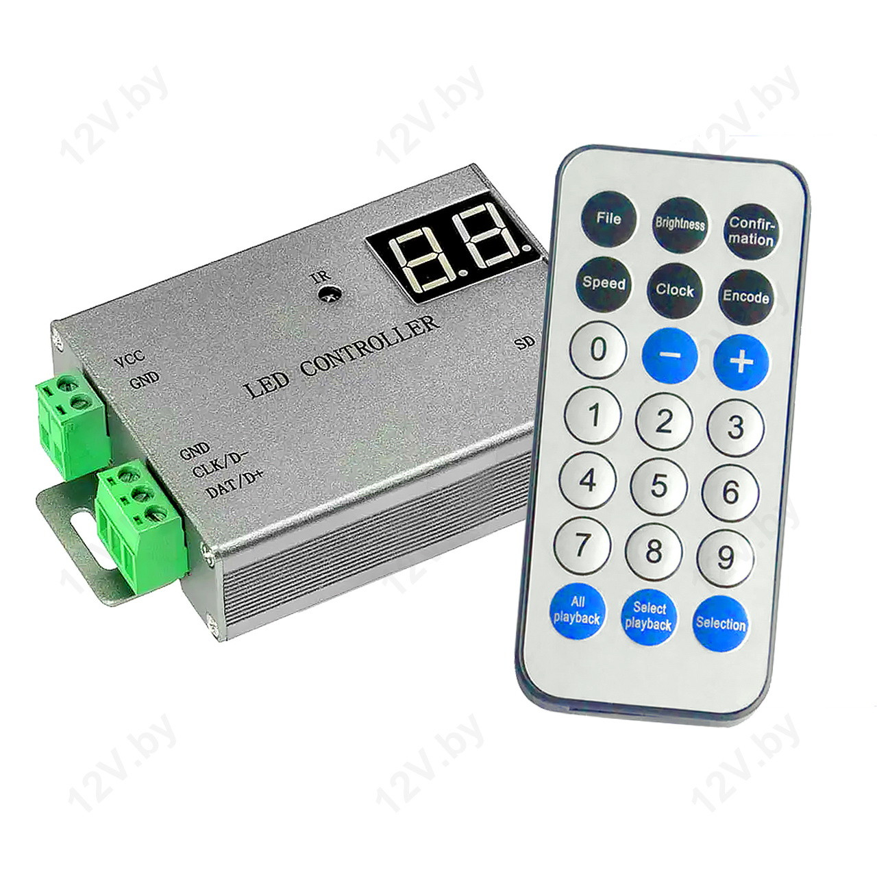 Контроллер HX-805 (Arlight, 5-24V, 2048 pix, SD-карта, ПДУ) [L]
