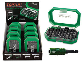 Набор бит 1/4" с магнитным держателем TOPTUL TOPTUL GACW3502S, фото 3