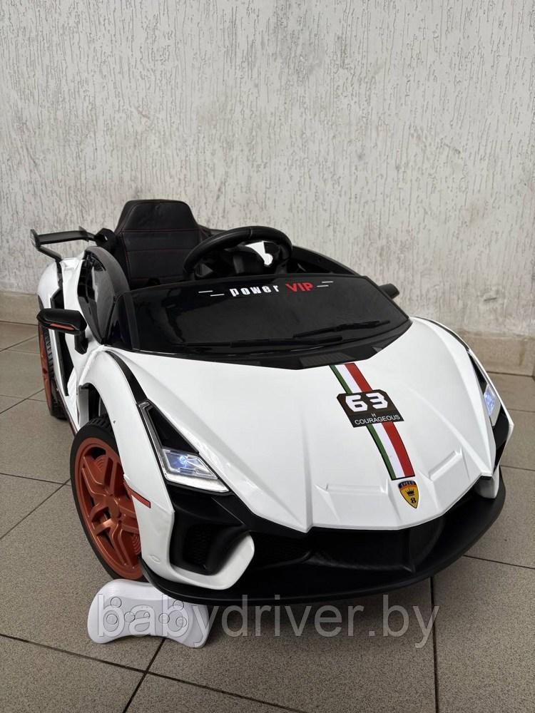 Детский электромобиль Baby Driver Lamborghini арт. L111 (белый) Lamborghini