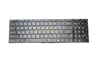 Клавиатура для ноутбука MSI CX62 CX72 GE62 GE62VR черная белая  подсветка