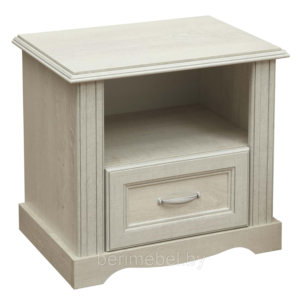 Тумба прикроватная 32.17 Сохо (Бетон пайн белый) Олмеко