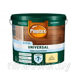 Пропитка для дерева PINOTEX Universal 2 в 1 индонезийский тик 2.5л