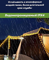 Фонарик аккумуляторный кемпинговый с гирляндой, фото 2