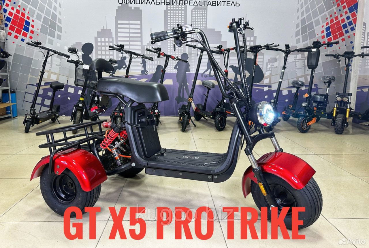 Электроскутер citycoco  x 5 trike classic 2025