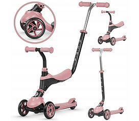 Детский самокат-каталка Qplay Sema Pro 3w1  | Pink