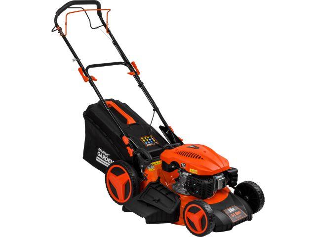Газонокосилка бензиновая STARTUL GARDEN 51 SM самоходная (5,5 л.с., шир. 51 см, самоходная, мульчир., стальн.