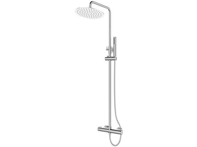 Душевая термостатическая система (Lt), серия THS хром, AV Engineering (Излива нет, тропический душ 756 - 1351