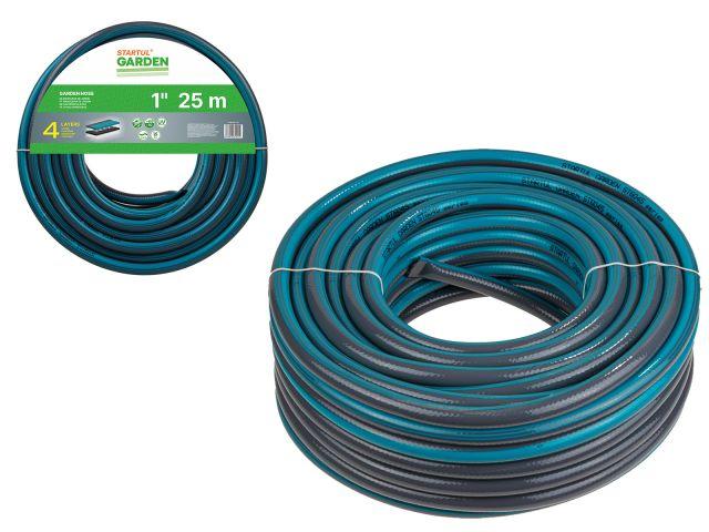 Шланг поливочный 1" 25м STARTUL GARDEN (ST6045-1-25) (4 слоя)